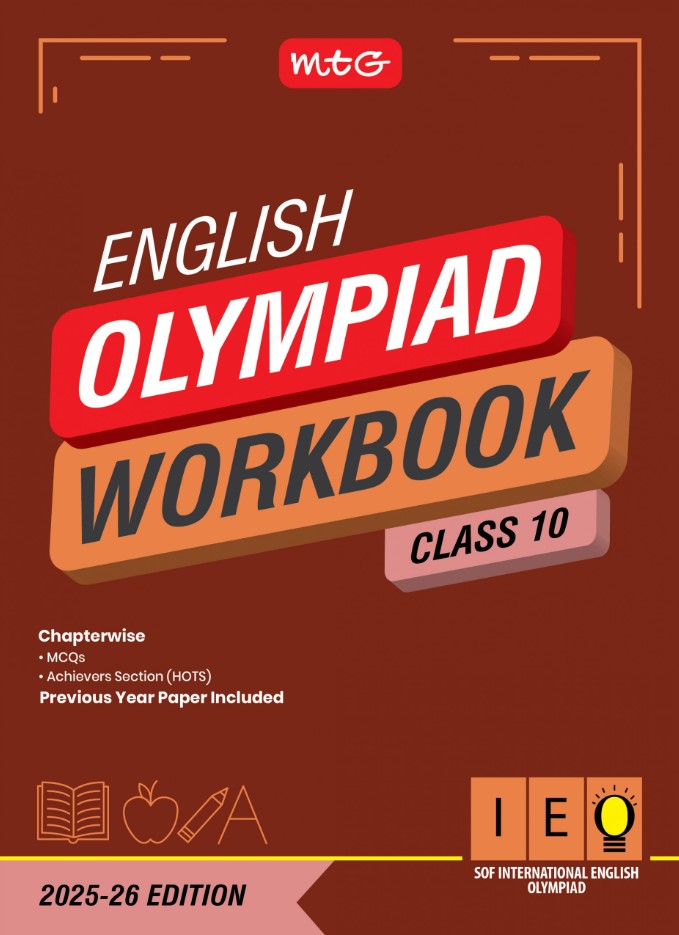 MTG International English Olympiad (IEO) Workbook for Class 10 - SOF Olympiad Preparation Books | 2025-2026 Edition